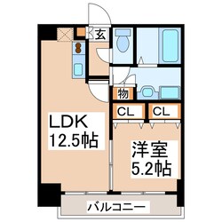 ローゼンハイム新大江の物件間取画像